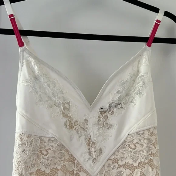 White Lace Paco Rabanne Long Dress - Picture 3 of 4